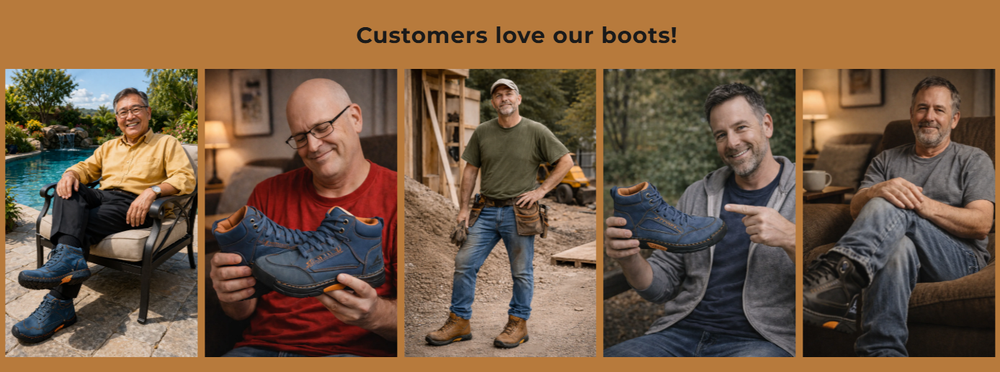 Men’s Comfort Leather Boots